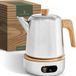 WALDWERK Theepot met warmhouder (1.1L) - RVS - Zilver