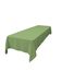 LA Linnen Polyester popeline wasbaar rechthoekig tafelkleed, vlek- en kreukbestendig tafelkleed 152 x 274 cm, stoffen tafelkleed voor eetkamer, keuken, feest, vakantie, saliegroen