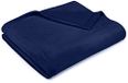 Amazon Basics - Knuffeldeken, van fluweelzacht pluche - 168 x 229 cm - marineblauw