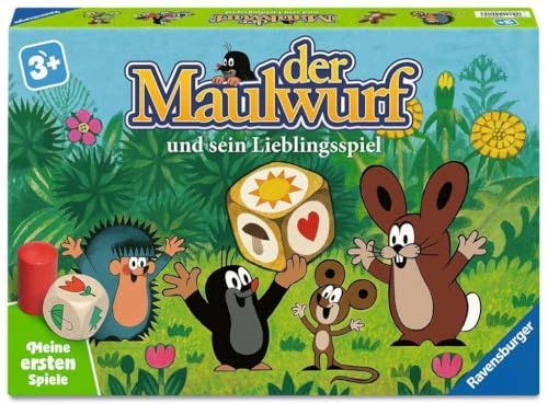 Ravensburger 12010015 De mol en zijn favoriete spel - Kinderspel vanaf 3 jaar