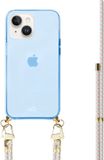 xoxo Wildhearts iPhone 14 hoesje met Aqua Pink koord