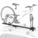 VEVOR Porte-vélo de toit vertical pour 1 vélo, alliage d'aluminium acier Q235, noir, capacité de charge 16 kg