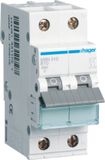 Hager MBN510 Disjoncteur 2 pôles 10 A 230 V
