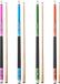 VEVOR Billard queues, Set de 4, Érable canadien, 1473,2 mm, Rose + bleu + vert + orange