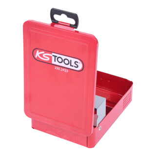 KS Tools KS Tools HSS TiN-stappenboorset, plaatstalen koffer, 3 stuks Aantal:1