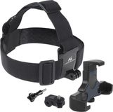 Maclean MC-448 - Sporthoofdband / telefoonhouder - Draaibaar voor mobiele telefoon en camera / Universeel - Zwart