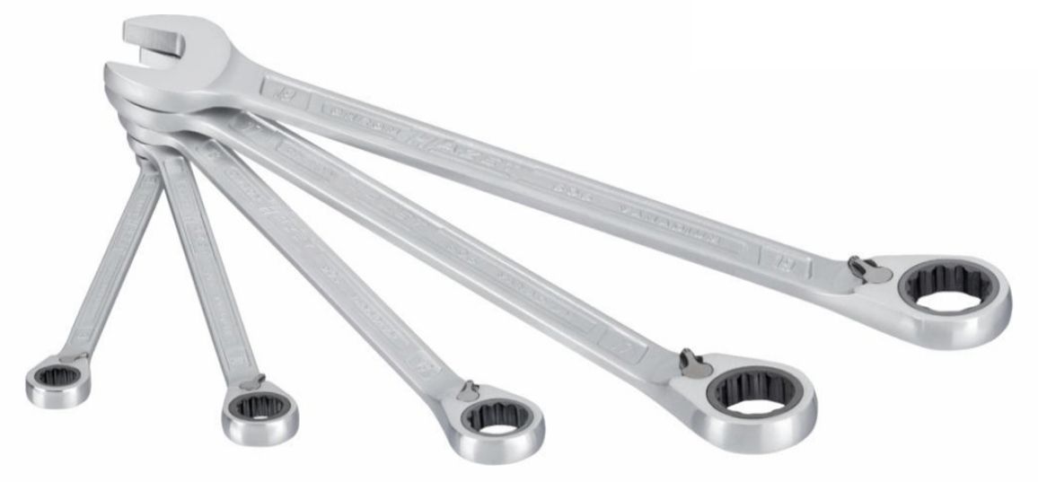 HAZET 606/5 Combinatiesleutels Chroom 710 g