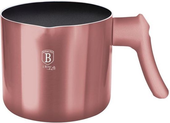 Berlinger Haus I-Rose Edition melk pan, 1,2 L, I-Rose Edition BH/6039 pink roestvrij staal 18/8