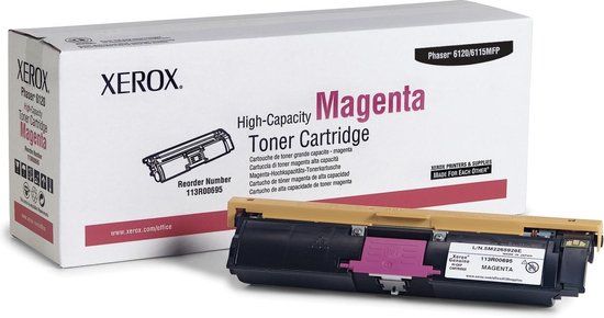 Xerox Phaser 6120 - Hoge capaciteit - magenta - origineel - tonercartridge - voor Phaser 6115MFP/D, 6115MFP/N, 6120, 6120N, 6120VN