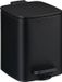 Relaxdays badkamer prullenbak - 6 liter - softclose - metaal - pedaalemmer - wit