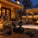 Bellatio Decorations Ijspegelverlichting lichtsnoer - 24M - 720 leds - warm wit - incl. IP44 splitter - kerstverlichting