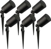Ledvion - 6X LED Spotlight - GU10 - Zwart - 5W - IP65