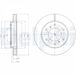 Delphi 2x Bg4257 Disque de frein avant Ø294mm Hauteur: