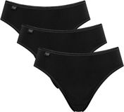 Sloggi Women 24/7 Cotton Tai (3-pack) - dames slip - zwart