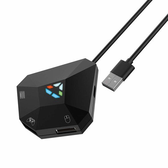 Inf Muis-/toetsenbordadapter compatibel met Nintendo Switch, PS4, Xbox One/360, PS3