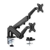 Value LCD dubbele arm, tafelmontage, ruimtebesparend, veer, 6 draaipunten