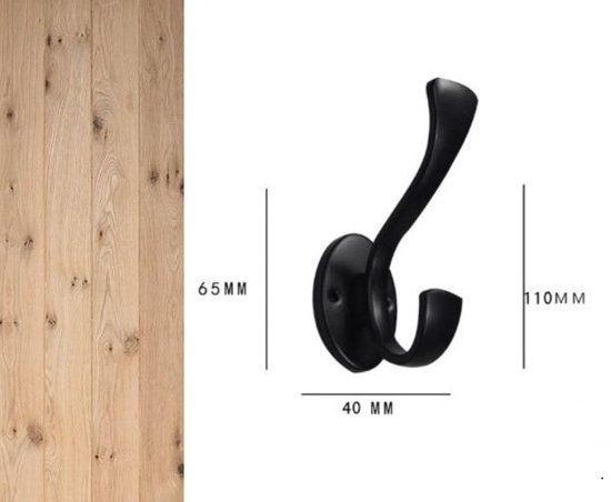 Hoexs Jashaak Zwart 11cm - Modern - Metaal