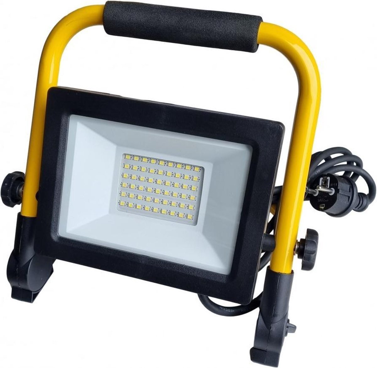 Aigostar Werklicht op standaard | LED 30W=270W bouwlamp - 2700 Lumen | stekker 180cm | daglichtwit 6500K - IP44