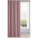 Eurofirany Ada Gordijn oogjes tunnel effen - woonkamer slaapkamer elegant modern 1 stuk, donkerroze, roze, roze, 135 x 250 cm