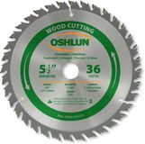 Oshlun SBW-055036 5-1/2-Inch 36 Tand ATB Afwerking en Trimmen Zaagblad met 5/8-Inch Arbor (1/2-Inch en 10mm Bushings)