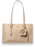 Michael Kors 30T6A6ZT8C MD EW TZ Tote W Charm Beige