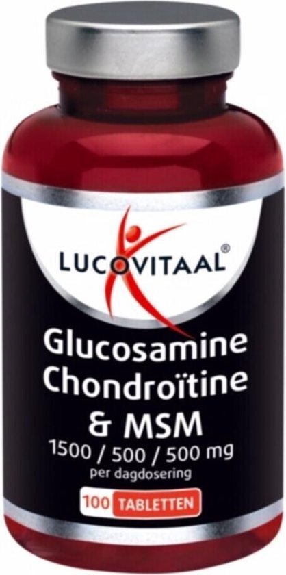 Lucovitaal Glucosamine, Chondroïtine en MSM Tabletten