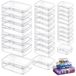 Boîte de rangement avec couvercle transparent - 28 pièces - 3 tailles - Boîte de tri pour perles de peinture diamant - Organiseur en plastique