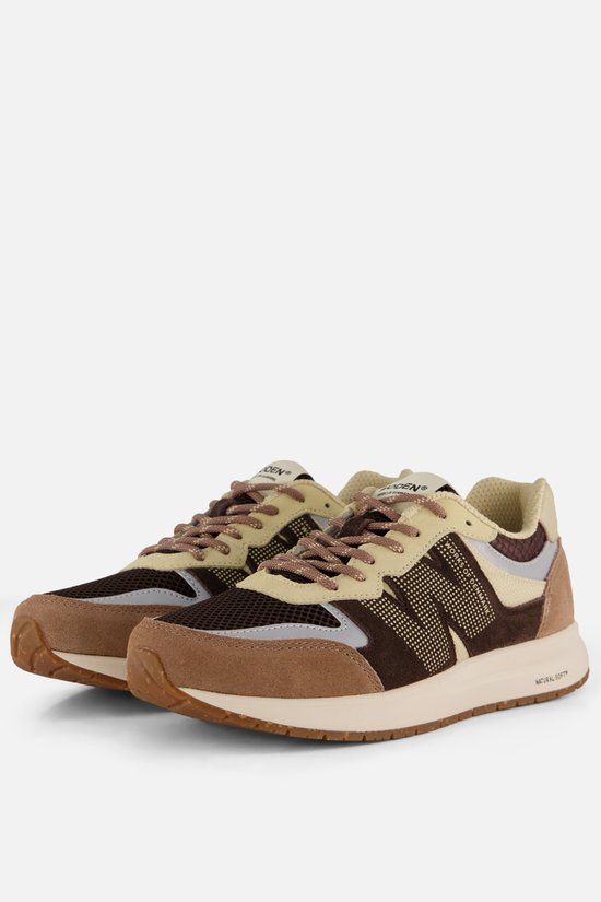 Woden Rigmor Open Mesh Leren Sneakers Vrouwen 41