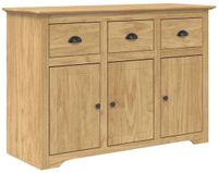 vidaXL BODO Dressoir Honingbruin 115,5 x 44 x 80 cm Bewerkt Hout