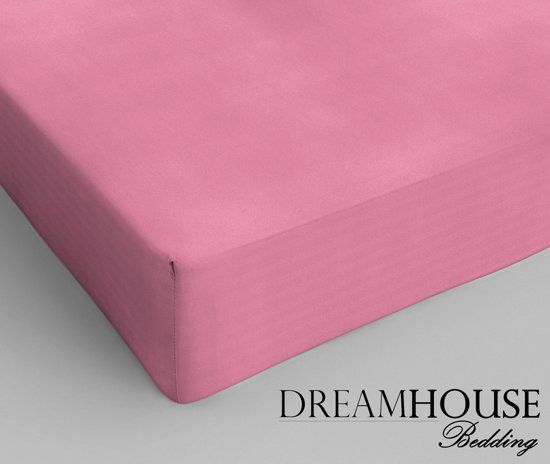 Dreamhouse Hoeslaken - Tweepersoons - 160 x 200 cm - Roze