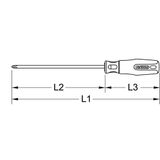 KS Tools BERYLLIUMplus Schroevendraaier - Kruiskop PH3