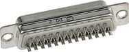Harting 09 67 025 5615 D-sub male connector 180 ° Nombre de pôles : 25 Soldeerkelk 1 pièce(s)
