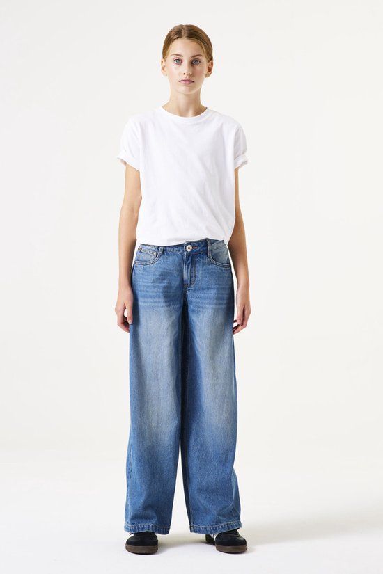 GARCIA Marall Meisjes Wide Fit Jeans Blauw