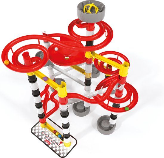 Quercetti Migoga Race - 80-delige Knikkerbaanset - Multicolor