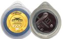 Still Krzysztof Baras 2x Tennis Bespanning Still In Black - 200m - 1.25mm Blauw & 1.30mm Zilver