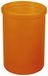 Spirella Tandenborstelbeker tandenborstelhouder Yoko 7,5 x 10,5 cm glas oranje