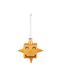Alessi Cubik Star Kerstornament - Multi color - Glas - 9x9.8x10.5 cm