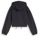 Tom Tailor Cropped hoodie-sweatjack van biologisch katoen - Maat 176 - coal grey
