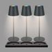 B.K.Licht BRILONER Cilano - Set van 3 Oplaadbare Tafellampen