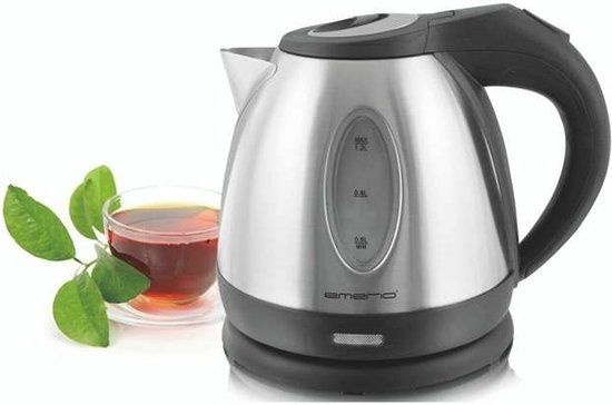 Emerio WK-108079 - Waterkoker - 1.2 liter - RVS - Zwart
