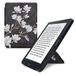 kwmobile hoes compatibel met Kobo Nia - Hoesje voor ereader in taupe/wit/donkergrijs