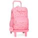 Pepe Jeans Alenka Roze rugzak met dubbele trolley roze 30 x 40 x 12 cm polyester 15,6 l by Joumma Bags, Roze, Eén maat, Rugzak met dubbel vak en trolley