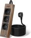 Multiprise - 3 prises - 2300W/10A - Multiprise avec USB - Montage mural - Multiprise - câble de 1.5m