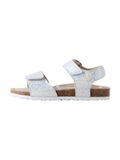 Next - Meisjes - Sandalen met klittenbandsluiting en kurken voetbed - Zilver