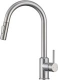 ANYCEE MAX Robinet de cuisine avec douchette, noir
