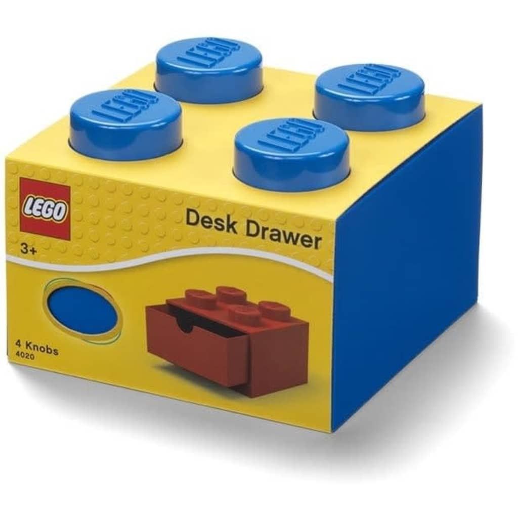 LEGO Storage Brick 4 - Blue - 16 cm