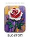 Oil Painting Practice Book - Blossom: Mastering Paper-Cut Style Roses, Sculptural Impasto, and Thick Oil Paint Textures