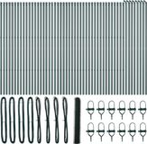 vidaXL Hexagonal Mesh Fence with Ground Mount 100 x 1.2 m Green