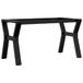 Pieds de table basse Y-frame 80x40x43 cm acier