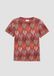 s.Oliver Shirt saffier / donkeroranje / karmijnrood / zwart